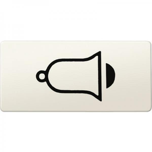 Merten Symbole, rechteckig, Klingel, wei§ 395800