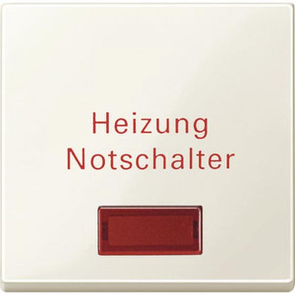 Merten System M Kontroll Wippe fŸr Heizungs-Notschalter wei§ gl_nzend 432944