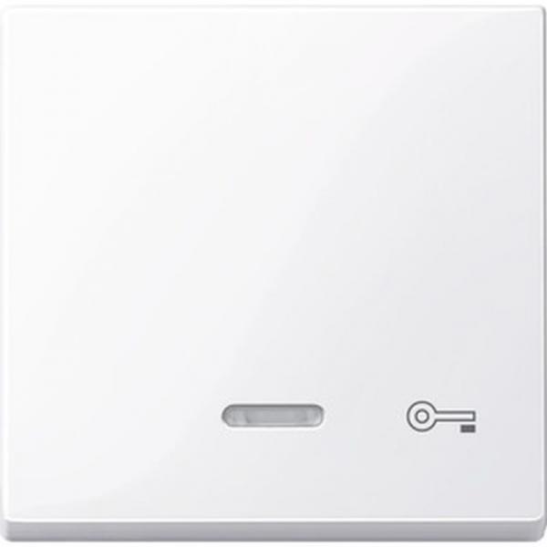 Merten System M Kontroll Wippe+Symbol SchlŸssel aktivwei§ gl_nzend 435325