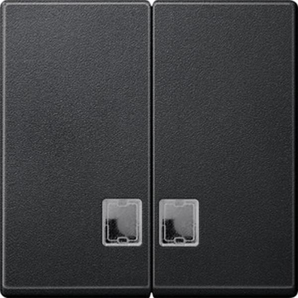 Merten System M Serien Kontroll Wippe anthrazit 437514
