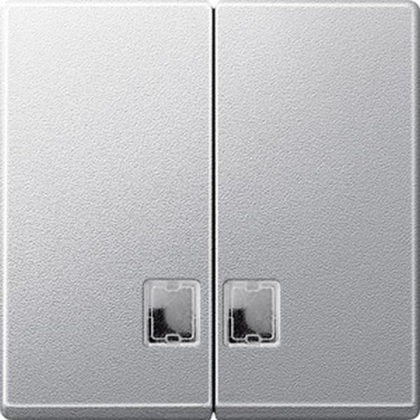 Merten System M Serien Kontroll Wippe aluminium 437560