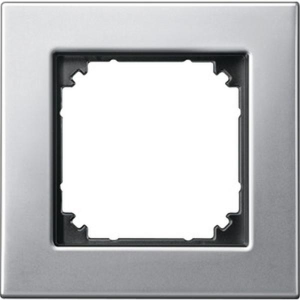 Merten M-PLAN-Metallrahmen, 1fach, Platinsilber 475160