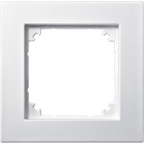 Merten M-PLAN-Rahmen, 1fach, polarweiß matt 486119
