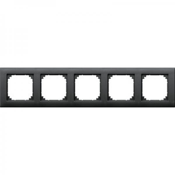 Merten M-PLAN-Rahmen, 5fach, anthrazit 486514