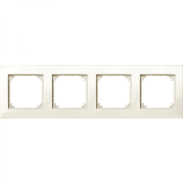 Merten M-PLAN-Rahmen, 4fach, weiß glänzend 515444