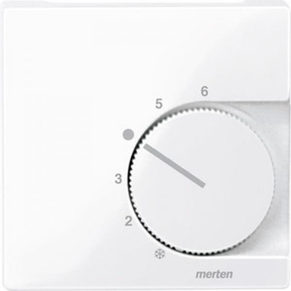 Merten System M Thermostat Abdeckung aktivwei§ gl_nzend 534725