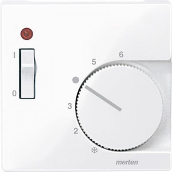 Merten System M Thermostat Abdeckung aktivwei§ gl_nzend 534825