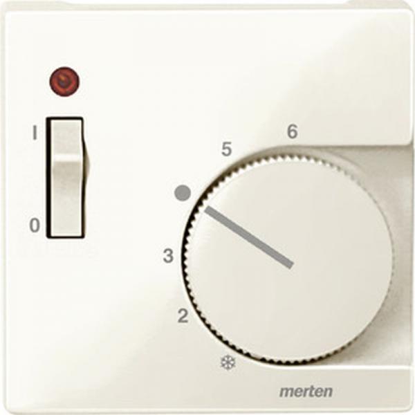Merten System M Thermostat Abdeckung wei§ gl_nzend 534844