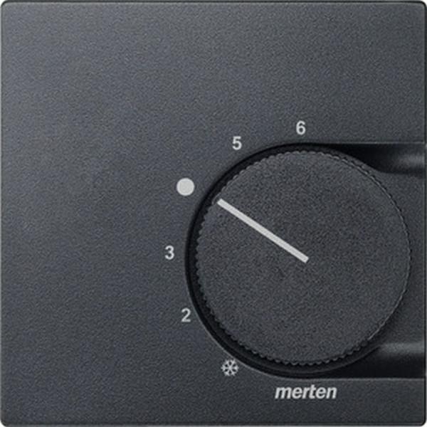Merten System M Thermostat Abdeckung anthrazit 536214