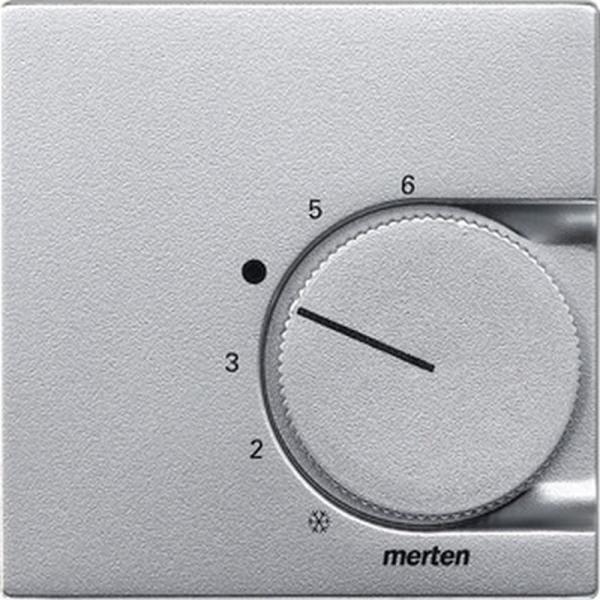 Merten System M Thermostat Abdeckung  aluminium 536260