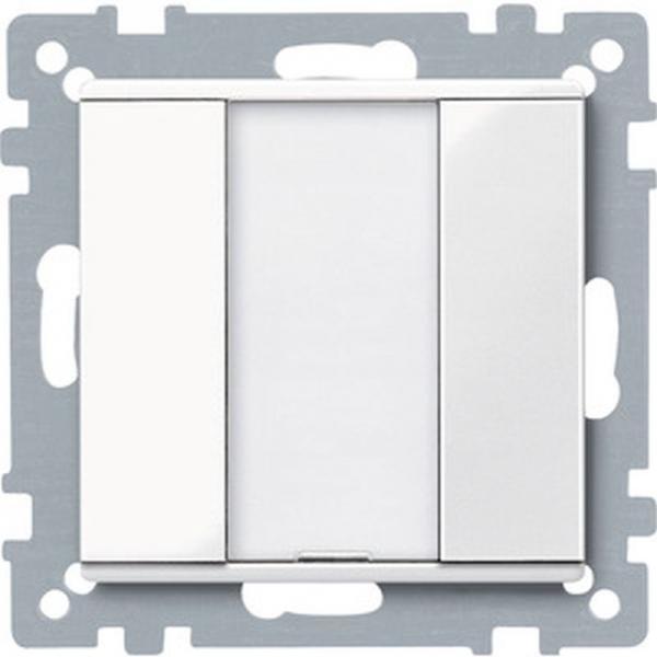 Merten Taster 1fach plus, polarwei§ gl_nzend, System M 617119