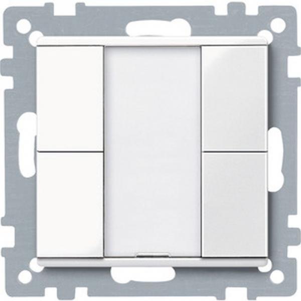 Merten Taster 2fach plus, polarwei§ gl_nzend, System M 617219