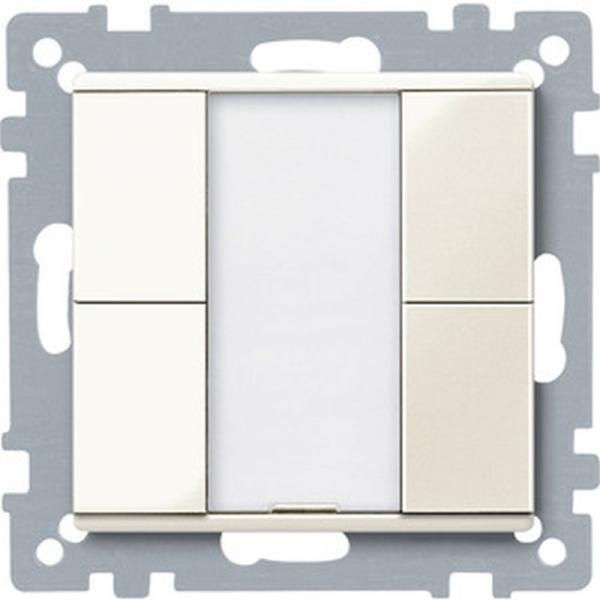 Merten Taster 2fach plus, wei§ gl_nzend, System M 617244