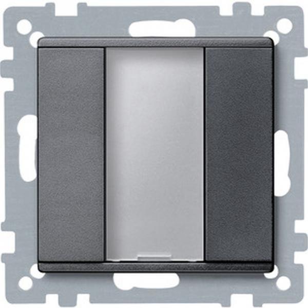 Merten Taster 1fach plus, anthrazit, System M 627514