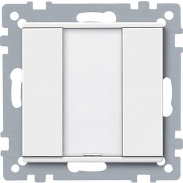 Merten Taster 1fach plus, polarwei§, System M 627519