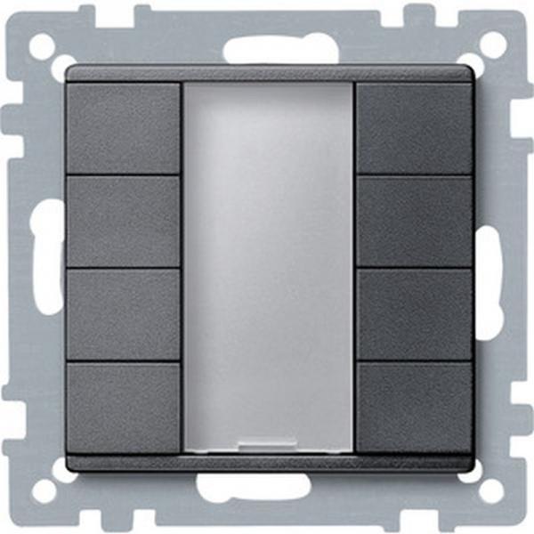 Merten Taster 4fach plus, anthrazit, System M 627814