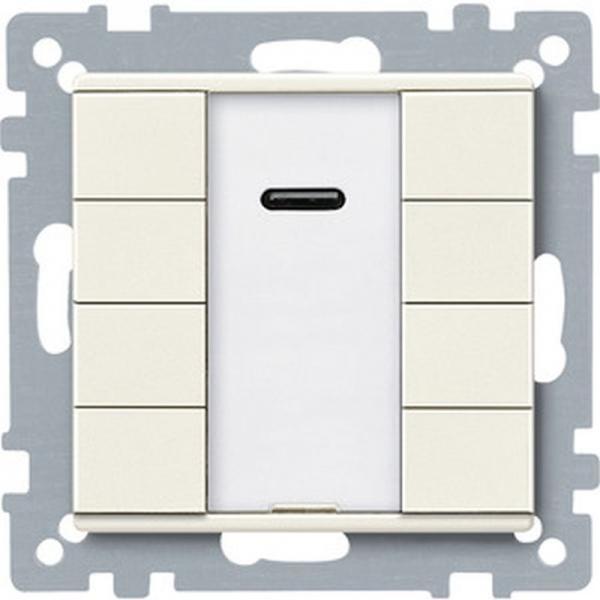 Merten Taster 4fach plus mit IR-Empf_nger, wei§, System M 627944