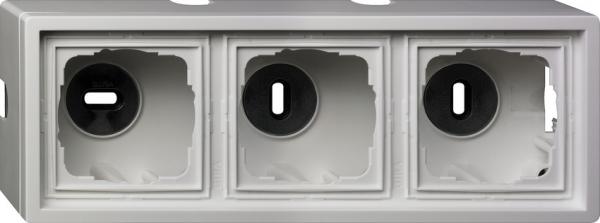 Gira Aufputz Geh_use 3fach Fl_chenschalter Reinwei§ 0063112