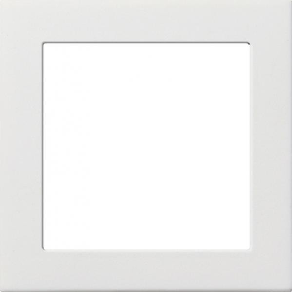 Gira Adapterrahmen 50x50 quadratisch Fl_chenschalter Reinwei§ 0282112