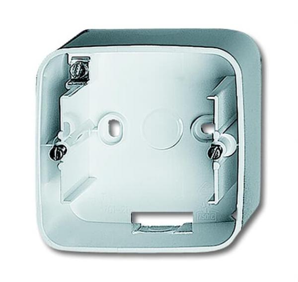 B+J Reflex SI, AP- Aufputz-Geh_use, 1-fach, alpinwei§ 1701-214