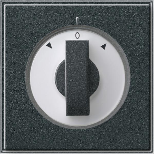 Gira Abdeckung Knebel Jalousieschalter Gira TX_44 (WG UP) Anthrazit 066667