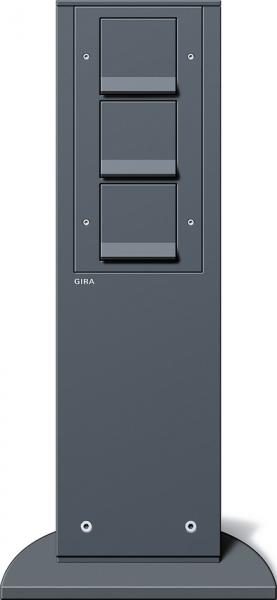 Gira 491mm 3xSCHUKO KS Energies_ule Anthrazit 134128