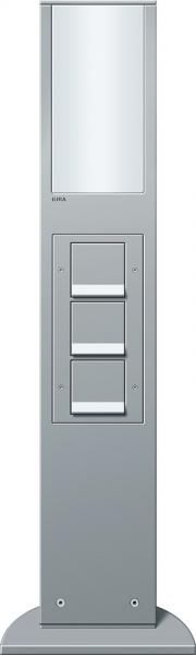 Gira 769mm Lichtelement 3xSCHUKO KS Energies_ule Farbe Alu 134226