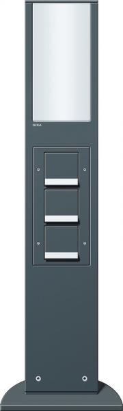 Gira 769mm Lichtelement 3xSCHUKO KS Energies_ule Anthrazit 134228