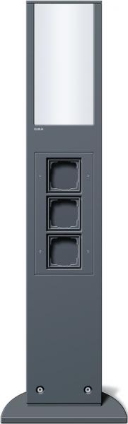 Gira 769mm Lichtelement 3xLeereinheit Energies_ule Anthrazit 134928