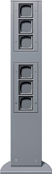 Gira 769mm 6xLeereinheit Energies_ule Farbe Alu 135126