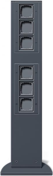 Gira 769mm 6xLeereinheit Energies_ule Anthrazit 135128