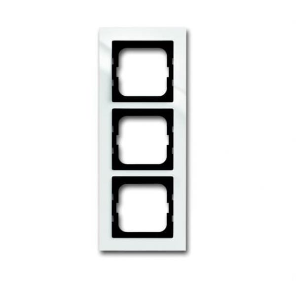 B+J Busch-axcent¨,  Rahmen 3-fach, studiowei§ 1723-284