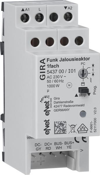 Gira Funk Jalousieaktor REG 1fach Gira eNet 543700