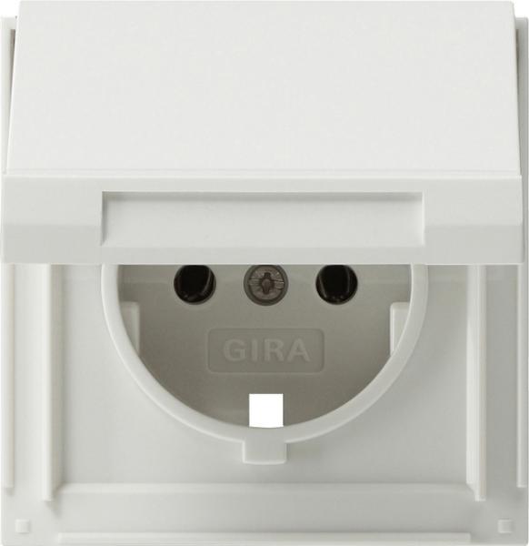 Gira Abd. SCHUKO KD + SH Gira TX_44 (WG UP) Reinweiß 144266