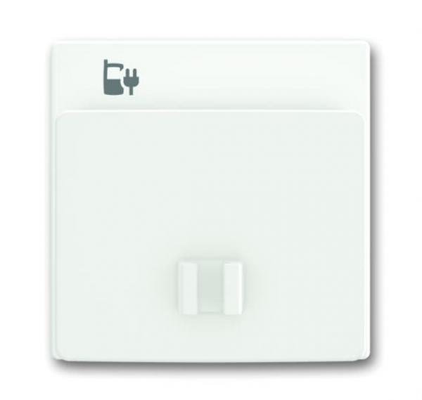 B+J future® linear, Zentralscheiben für USB-Ladestation-Einsatz, studioweiß matt 6478-884