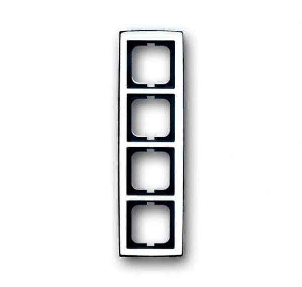 B+J solo¨,  Rahmen 4-fach, chrom glanz 1724-80G