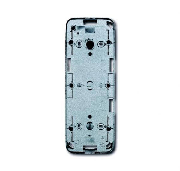 B+J future¨ linear, AP- Aufputz-Geh_use, 2-fach, alusilber 1702-83