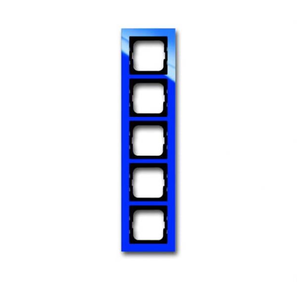 B+J Busch-axcent¨,  Rahmen 5-fach, blau 1725-288