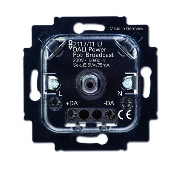 B+J Busch-Dimmer®, UP-Geräte, DALI-Power-Poti Broadcast,  2117/11 U