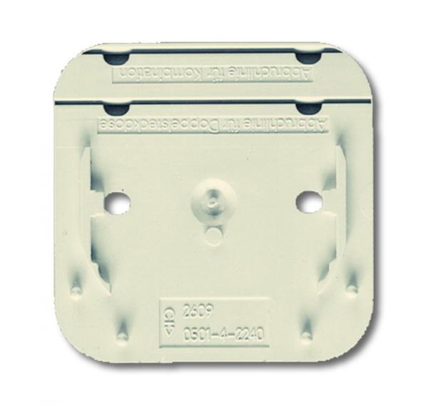 B+J Busch-Duro 2000® AP Montageplatte für AP-Geräte weiß 2609 AP