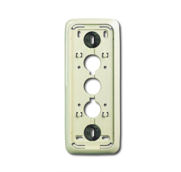 B+J Busch-Duro 2000® AP Montageplatte Verrastung 3-fach weiß 2609/03 APJ