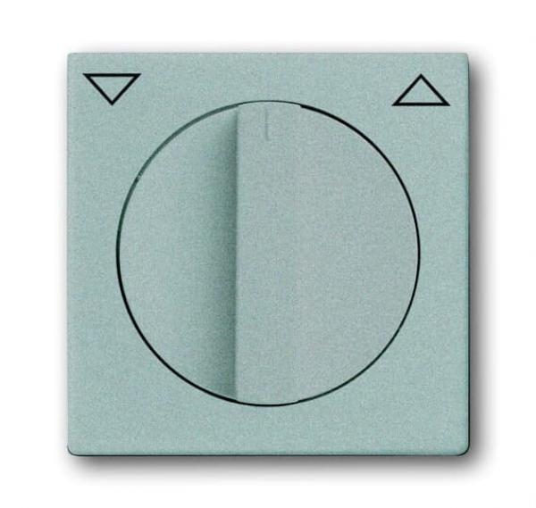 B+J future® linear, Abdeckung mit  Drehgriff, alusilber 1740-83