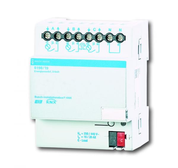 B+J Busch-Installationsbus¨ KNX, REG-Systemger_te, Energiemodul REG,  6198/19