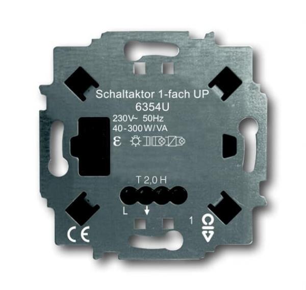 B+J Busch-priOn¨ Sensoren, Aktoren UP, Schaltaktor UP 1-fach,  6354 U
