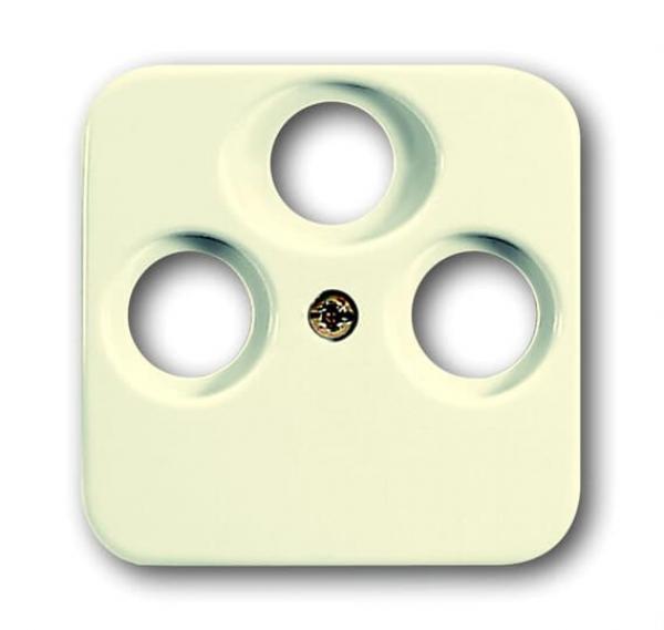 B+J Busch-Duro 2000¨ SI, Sat Abdeckung 3Loch wei§ 1743-03-212