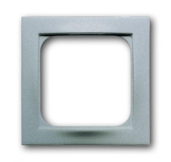 B+J impuls, Abdeckung fŸr Kommunikationsger_te 50 x 50 mm, alusilber 1746/10-783