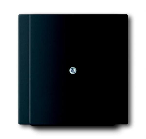 B+J impuls, Abdeckung fŸr Leitungsauslass, schwarz matt 1749-775