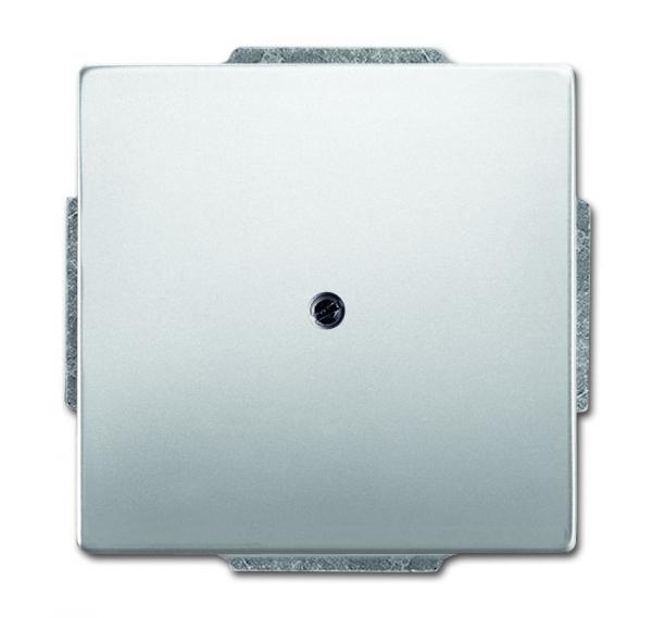 B+J pur edelstahl, Abdeckung fŸr Leitungsauslass, edelstahl 1749-866