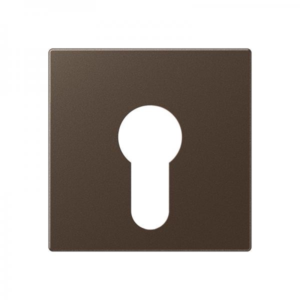 Jung A500 Abdeckung Schluesselschalter Mokka A525PLMO