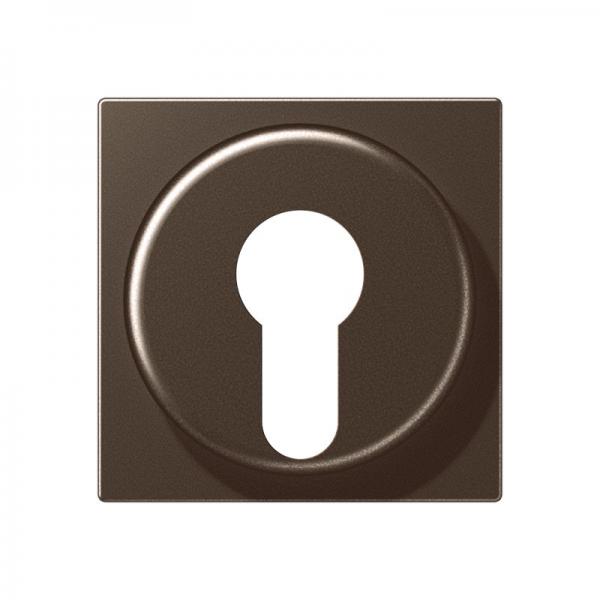 Jung A500 Abdeckung Schluesselschalter Mokka A528PLMO